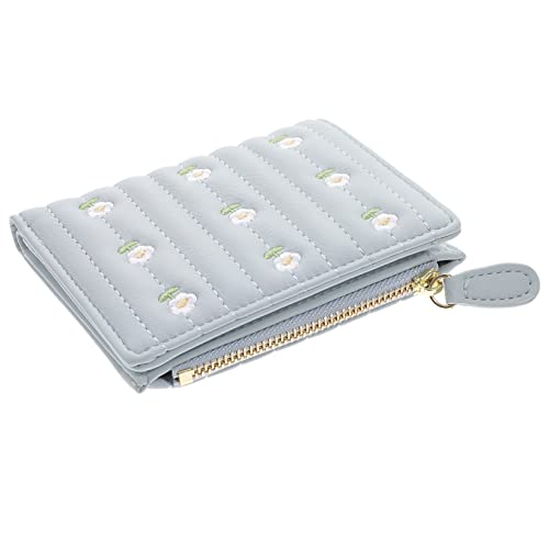 CONGARTENO Kompakte Damen Geldbörse mit Reißverschluss Münzfach Schlüsselanhänger Kleines Portemonnaie aus Langlebigem Material Tragbar für Alltag Reisen und Business Praktische von CONGARTENO