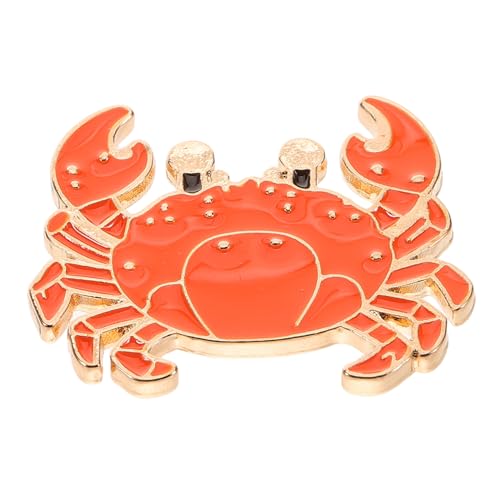 CONGARTENO Krebs Brosche Anstecker Verspieltes Design Feine Verarbeitung Für Kleidung Taschen Hüte Accessoire Damen von CONGARTENO
