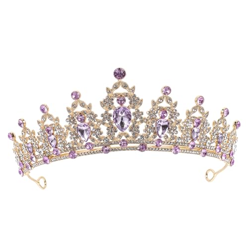 CONGARTENO Braut Mit Wassersteinen Elegantes Diadem Für Hochzeiten Und Partys Zarte Krone Für Mädchen Funkelnde Haarschmuck Accessoire Langlebig Und Kreativ von CONGARTENO