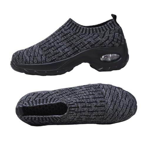 CONGARTENO Leichte Damen Sneaker Frühling Atmungsaktive Sportschuhe mit Weicher Dämpfung Kreatives Design Bequeme Freizeit Turnschuhe mit Rutschfester Sohle für Alltag und Sport von CONGARTENO