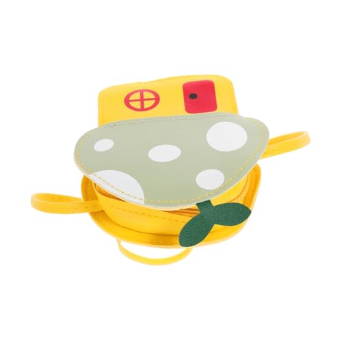 CONGARTENO Junge Mädchen-münztasche Mit Cartoon-pilzdesign Umhängetasche Aus Hochwertigem Pu Für Kleingeld Snacks Und Kleinigkeiten Bequemer Tragegurt Für Mädchen Und Kleinkinder von CONGARTENO