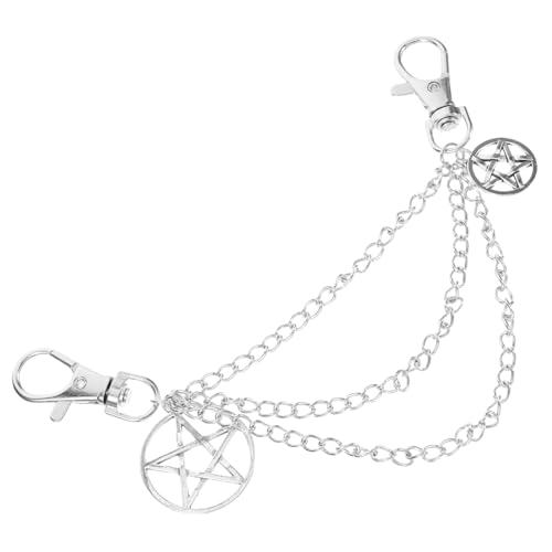 CONGARTENO Metall schuhkette Damen Schuhanhänger mit Fünfzackigem Stern Langlebige Legierung Modische Schuhdekoration für Sneaker Sportschuhe und Canvas Trendiger Western style Schmuck von CONGARTENO