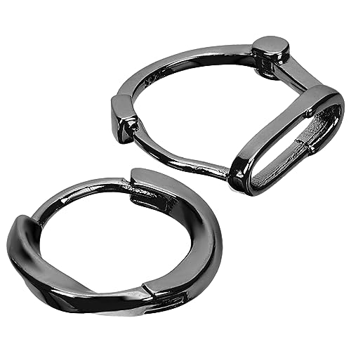 CONGARTENO Minimalistische Paperclip Ohrclips Unisex Leichte Sicherheitsnadeln Ohrringe Mini Ear Jewels für Männer und Frauen Vielseitig für Alltag Partys Geschenkidee von CONGARTENO