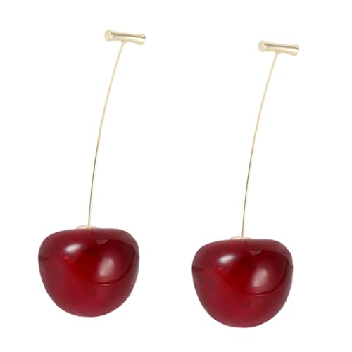 CONGARTENO Modische Damen Ohrhänger Kirschform Stilvoller Ohrschmuck Für Alltag Party von CONGARTENO