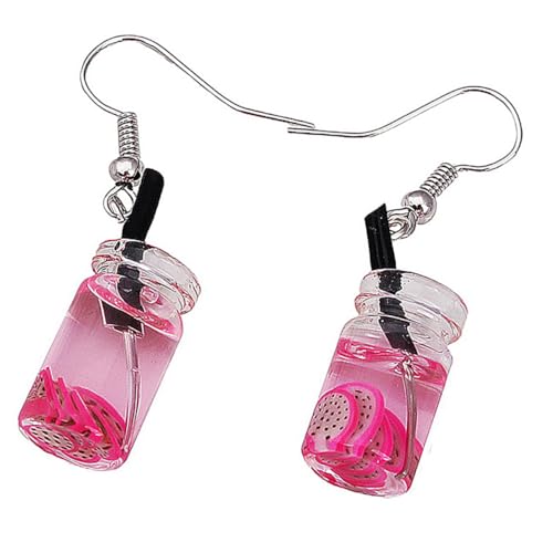 CONGARTENO Modische Damen Ohrhänger Kreative Früchte Ohrringe Dragon Fruit Design Langlebig und Auffällig für Alltag Party und Besondere Anlässe von CONGARTENO