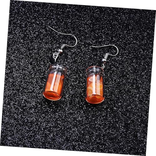 CONGARTENO Modische Frucht Ohrringe Damen Orange Dangle Ohrhänger Kreative Ear Drops Leicht Tragbar Alltag Party Schmuck von CONGARTENO