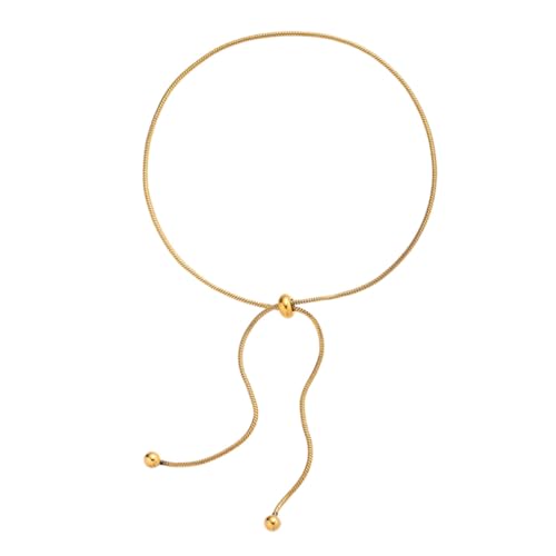 CONGARTENO Modisches Damen Fußkettchen mit Einfachem Schlangenknochen Design Verstellbar Langlebiges Goldenes Fußaccessoire für Alltag und Party zu Tragen und Vielseitig Kombinierbar von CONGARTENO