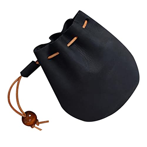 CONGARTENO Münztasche Kleine Geldbörse Wechseltasche Schwarz Münzbörse Schlüsseltasche Für Münzen Kleingeld Und Täglichen Gebrauch von CONGARTENO