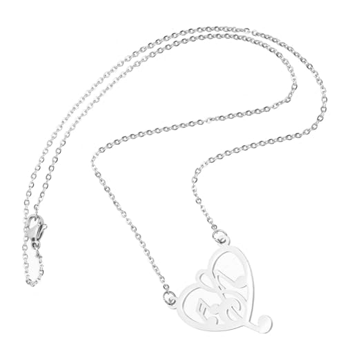 CONGARTENO Musiknoten Anhänger Halskette für Damen Stilvolle Kette Eleganter Modeschmuck für Frauen und Mädchen für Partys Büro und Alltag von CONGARTENO