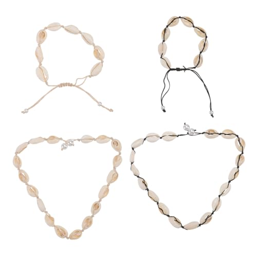 CONGARTENO Natürliche Armband Set für Damen Teiliges Set mit Handgefertigten und Armbändern und für Strand Party und Alltag von CONGARTENO