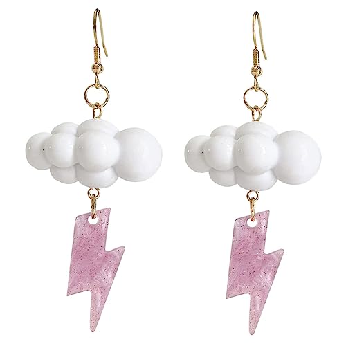 CONGARTENO Baumelnde Acryl Ohrringe Für Frauen Kreative Tropfenohrringe Leichtes Design Geeignet Für Partys Hochzeiten Und Alltag von CONGARTENO