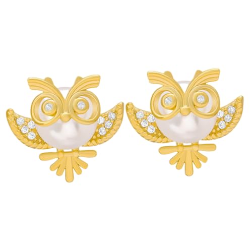 CONGARTENO Ohrstecker Damen Ohrschmuck mit Perle Hautfreundliche Ohrringe für Alltag Party für Frauen und Mädchen von CONGARTENO