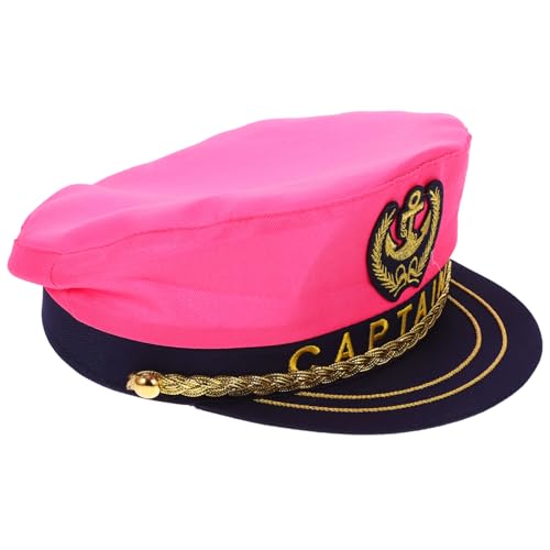 CONGARTENO Partyhut Stirnband Sonnenhut Verrückter Hut Kappe Eimerhüte Korkhut Schutzhelm Schirmmütze Krabbenhut Pelzhut Marine-admiral-hut Union-jack-hut Fischerhut Seemannshut Polyester von CONGARTENO