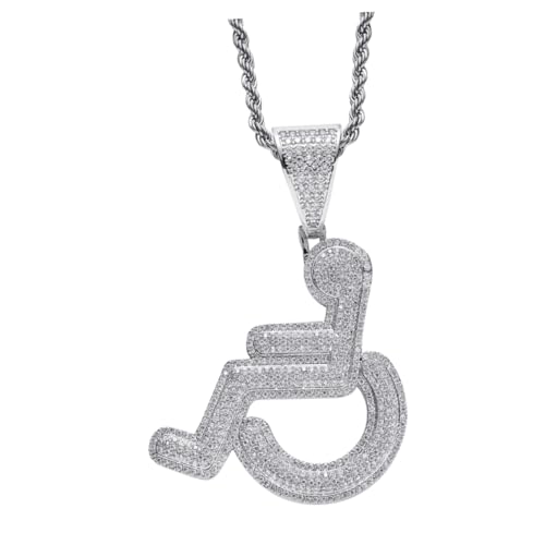 CONGARTENO Personalisierter Anhänger Halskette Kreatives Glänzendes Schmuckstück für Damen und Herren Style Robust Rostfrei Modisches Accessoire für Alltag und Kostümveranstaltungen von CONGARTENO