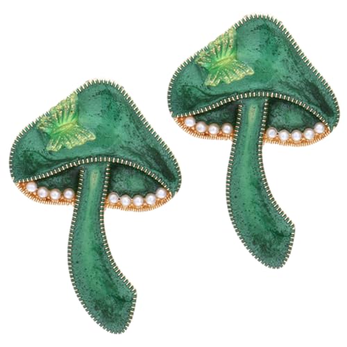 CONGARTENO Pilz Ohrstecker Damen Ohrschmuck Leichtes Grünes Legierungs Modisch Vielseitig für Teenager Frauen Geburtstag von CONGARTENO