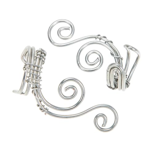 CONGARTENO Punk Gothic Clip Ohrringe für Frauen Elfenohren Stil Kleine Ohrstecker ohne Ohrlöcher Handgefertigte Feenohrringe Bequemer Sitz für Natürliches Ohrdesign von CONGARTENO