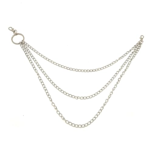 CONGARTENO Punk Hosenkette für Damen und Herren Metall Jeans Kette Stylisches Hip-hop Accessoire für Hose und Jeans Verstellbar und Robust Modisches Alltags-highlight von CONGARTENO