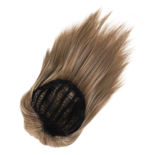 CONGARTENO Punk Style Herrenperücke mit Schulterlocken Komfortabel und Sicher für Halloween Cosplay Maskenball und Party Weiches Material Einfache Handhabung Modisches Festzubehör von CONGARTENO