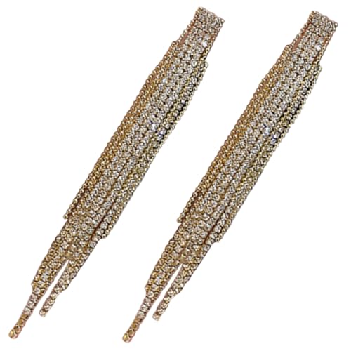CONGARTENO Quasten-ohrringe Für Damen Mit Strass Lange Baumelnde Ohrringe Trendiger Ohrschmuck Für Mädchen Und Teenager Geeignet Für Alltag Party Und Festival von CONGARTENO