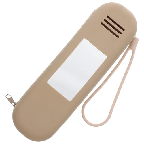 CONGARTENO Reise Kosmetik Organizer Mit Spiegel Tragbarer Silikon Make-up Bürstenhalter Für Outdoor Verwendung Große Kapazität Und Elegantes Design Für Damen Und Herren von CONGARTENO