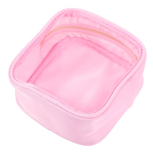 CONGARTENO Reise Make Up Tasche Candy Color wasserdichte Nylon PVC Kosmetiktasche mit Reißverschluss Großer Makeup Organizer für Frauen Praktischer Schminkbeutel für Unterwegs Transparentes von CONGARTENO