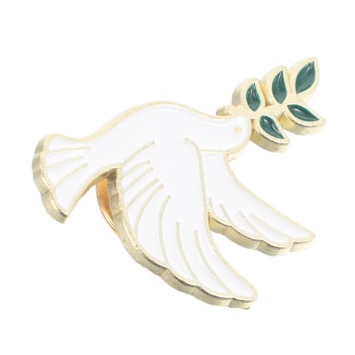 CONGARTENO Vintage Friedenstaube Brosche Aus Metall Cartoon Tier Anstecknadel Für Damen Vielseitige Dekoration Für Kleidung Anzüge Und Taschen Symbol Für Frieden Und Freiheit von CONGARTENO