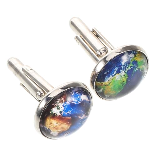 CONGARTENO Retro Manschettenknöpfe Herren Rundes Schmuckstück Französische Manschettenknöpfe Elegantes Design Vielseitig für Business Hochzeit und Modische Herrenhemden von CONGARTENO