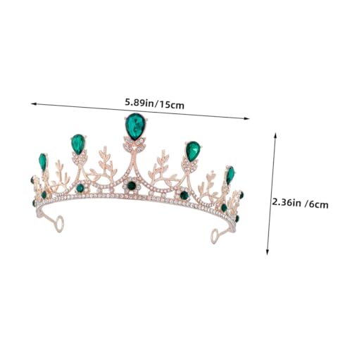 CONGARTENO Rhinestone Braut Tiara Haarreif Leichter Kopfschmuck Funkelndes Diadem für Hochzeit Brautjungfer und Festliche Anlässe Komfortabel und Auffällig von CONGARTENO