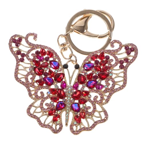 CONGARTENO Rhinestone Schmetterling Schlüsselanhänger Filigranes Leichtes Design Modischer Taschenanhänger für Frauen Geschenkidee für Hochzeit Geburtstag Party Dekoratives Accessoire von CONGARTENO