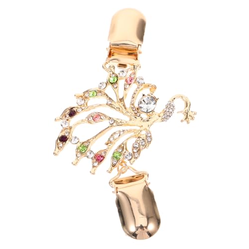 CONGARTENO Rhinestone Sweater Clip mit Libellen-design Vintage Strickjacken Clip aus Legierung Eleganter Cardigan Verschluss für Damen und Herren Vielseitiger Schal Pulloverclip Dekoratives von CONGARTENO