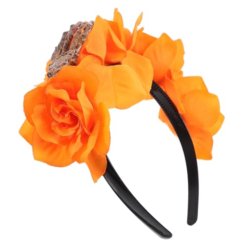 CONGARTENO Halloween Haarreif Mit Rosen Und Geisterkrallen Cosplay Kopfschmuck Für Damen Für Halloween Und Tag Der Toten-partys Leicht Und Bequem Zu Tragen Ein Must-have Für Jede von CONGARTENO