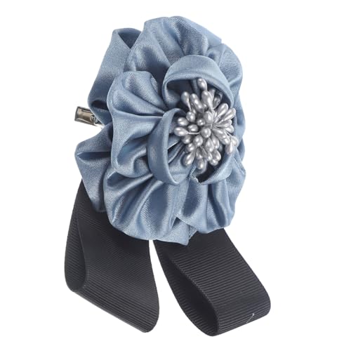 CONGARTENO Satin blumenbrosche Damen Anstecknadel mit Pin und Clip Langlebig und Vielseitig für Kleidung Rucksack Schal Geschenkidee zu Weihnachten und Geburtstag von CONGARTENO