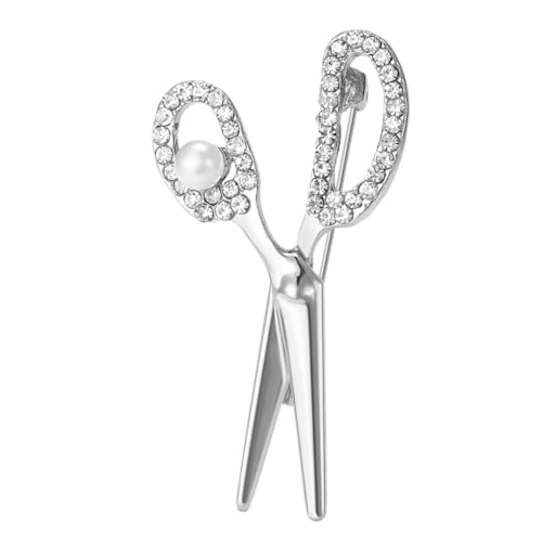 CONGARTENO Scheren Brosche Legierung mit Strass Anstecknadel für Damen und Herren Vielseitiges Accessoire für Anzüge Hüte und Taschen CONGARTENO Scheren Brosche Legierung mit Strass Anstecknadel für Damen und Herren Vielseitiges Accessoire für Anzüge Hüte und Taschen von CONGARTENO
