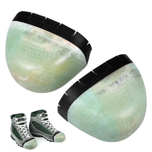 CONGARTENO Schutzkappen für Schuhe Stahlkappen Zehenschutz Arbeitsschuhe Panzerschutz Zehenkappe Stoßfest Durchtrittsicher für BAU Werkstatt und Lager Sicherheits Schuhüberzüge von CONGARTENO