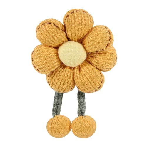 CONGARTENO Sonnenblumen Brosche aus Stoff Feine Verarbeitung Glänzend Damen Anstecknadel für Kleidung Schal und Mantel Modisches Accessoire für Besondere Anlässe von CONGARTENO