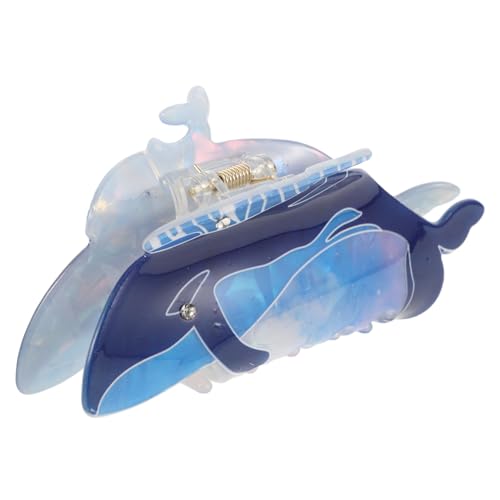 CONGARTENO Blauwal Haarklammer Für Frauen Robuste Kieferklammer Für Dickes Feines Lockiges Oder Glattes Haar Elegante Haaraccessoires Für Besondere Anlässe Und Alltag von CONGARTENO