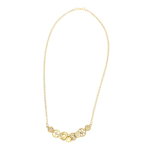 CONGARTENO Steampunk Halskette Herren Anhänger Retro Gear Design Legierung Langlebig Modisches Schmuckstück für Kreative Steampunk Deko und Stilbewusste Männer von CONGARTENO