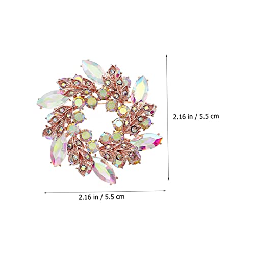 CONGARTENO Strass Brosche für Braut Langlebige Vielseitige Anstecknadel für Kleid Brautkleid Schal Abendmode Stilvolle Damen Boutonniere für Hochzeit Party Festliche Anlässe CONGARTENO Strass Brosche für Braut Langlebige Vielseitige Anstecknadel für Kleid Brautkleid Schal Abendmode Stilvolle Damen Boutonniere für Hochzeit Party Festliche Anlässe von CONGARTENO