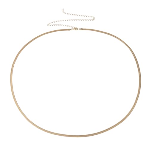 CONGARTENO Taillenkette Damen aus Hochwertigem Verstellbarer Schmaler Hüftgürtel für Strand Party und Alltag Stylische Flache Körperkette als Elegantes Accessoire in Gold von CONGARTENO