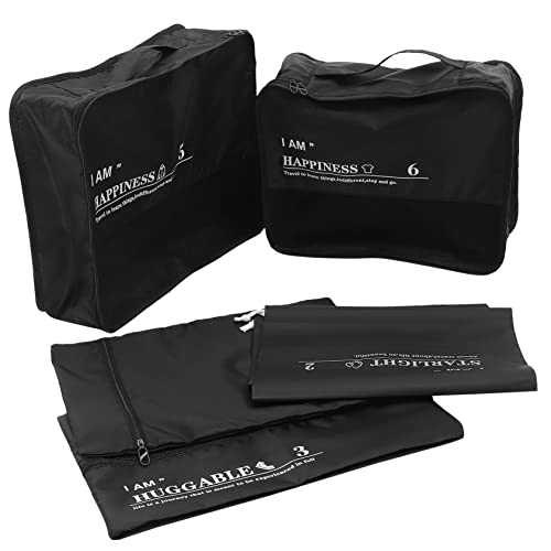 CONGARTENO Taschenset Für Die Reise 6-in-1-gepäckaufbewahrungstasche Organizer Schuh- Und Make-up-Tasche von CONGARTENO