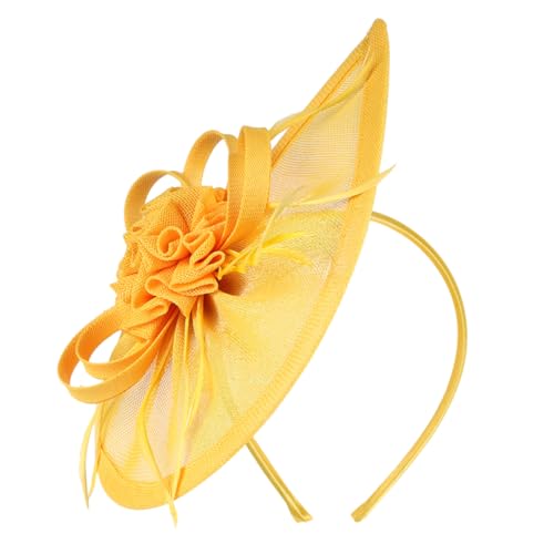 CONGARTENO Tea Party Hüte Für Frauen Mit Haarschmuck Und Clip Vintage Fascinator Mit Netzschleier Für Hochzeiten Cocktailpartys Und Elegante Anlässe Leicht Und Stilvoll von CONGARTENO