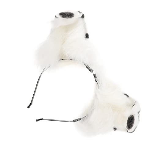 CONGARTENO Tierohren Haarreif Niedliches Hundekostüm Headwear für Partys Cosplay Feiertage Weicher Kreativer Haarschmuck für Mädchen und Damen für Karneval Halloween und Besondere Anlässe von CONGARTENO