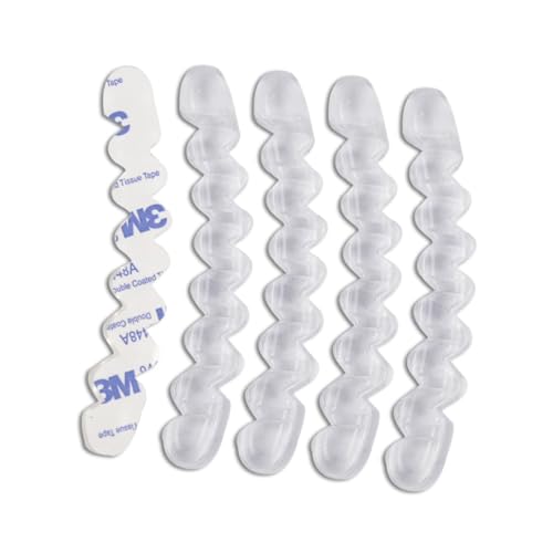 CONGARTENO Transparentes Rutsch Streifen für Sandalen und High Heels Selbstklebende Elastische Gelsohlen gegen Fußdruck und Verrutschen Rutschfeste Sohlenpads für Damen Langlebig und Sicher von CONGARTENO