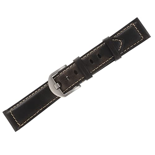 CONGARTENO Uhrenarmband Verstellbar Ölwachsl Cowhide für Herren und Damen Weiches Langlebiges Armband mit Robustem Edelstahlverschluss Komfortabel und Hautfreundlich von CONGARTENO