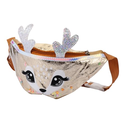 CONGARTENO Umhängetasche Hüfttasche Münztasche Fawn Form Niedliche Schultertasche in Gold für Mädchen Modisch Vielseitig Verwendbar Süßes Design Altersunabhängig CONGARTENO Umhängetasche Hüfttasche Münztasche Fawn Form Niedliche Schultertasche in Gold für Mädchen Modisch Vielseitig Verwendbar Süßes Design Altersunabhängig von CONGARTENO