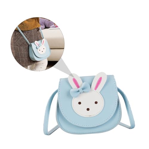 CONGARTENO Umhängetasche PU mit Verstellbarem Riemen Niedliche Schleife Cartoon Motiv Mini Straddle Bag für Mädchen als Foto Requisite von CONGARTENO