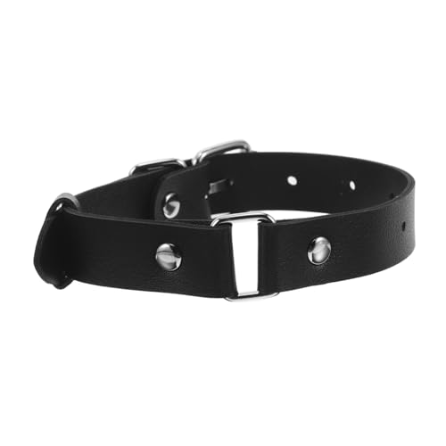 CONGARTENO Verstellbares Punk PU Armband Herren Damen Retro Stil Einstellbares Armband aus Kunstleder Bequemer Gothic Cuff für Alltag und Party von CONGARTENO
