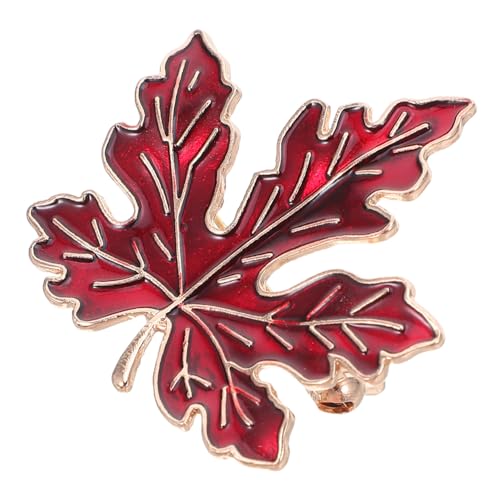 CONGARTENO Vintage Ahornblatt Brosche aus Metall Kreative Anstecknadel für Kleidung Rucksäcke Schals als Modische Tuchnadel und zu Thanksgiving und Weihnachten von CONGARTENO