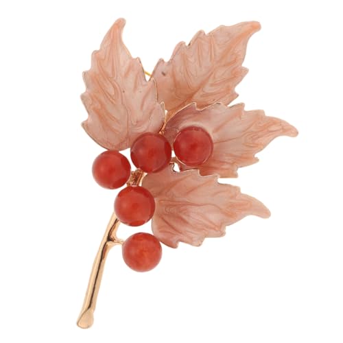 CONGARTENO Vintage Ahornblatt Brosche aus Zinklegierung Langlebige Herbstlaub anstecknadel für Damen Modisches Accessoire für Jacken Rucksäcke und Festtage Geschenk zu Weihnachten und von CONGARTENO