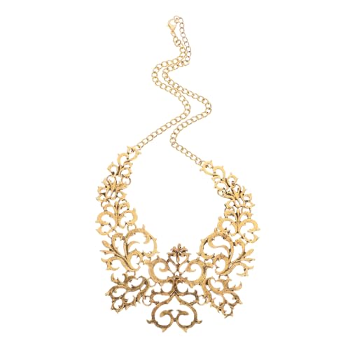 CONGARTENO Vintage Clavicle Halskette Damen Hohlmuster Legierung Kurz Schmuck Goldfarbene Schlüsselbein Kette Feine Verarbeitung Vielseitig für Hochzeit Party Alltag Geeignet CONGARTENO Vintage Clavicle Halskette Damen Hohlmuster Legierung Kurz Schmuck Goldfarbene Schlüsselbein Kette Feine Verarbeitung Vielseitig für Hochzeit Party Alltag Geeignet von CONGARTENO